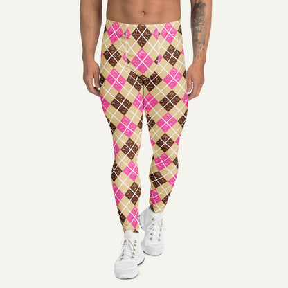 Donut Argyle Men's Leggings