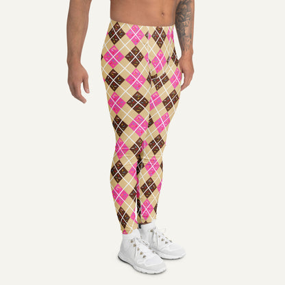 Donut Argyle Men's Leggings