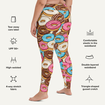 Donut Party High-Waisted Leggings