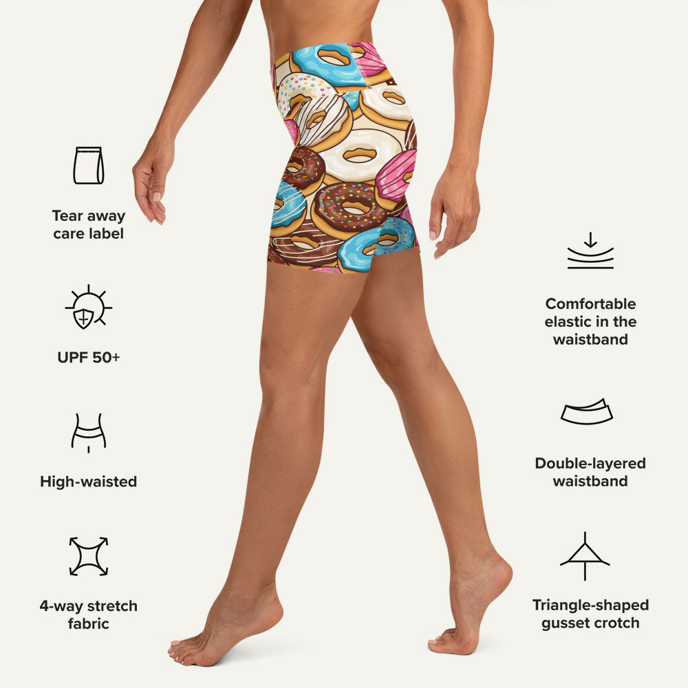 Donut Party High-Waisted Shorts