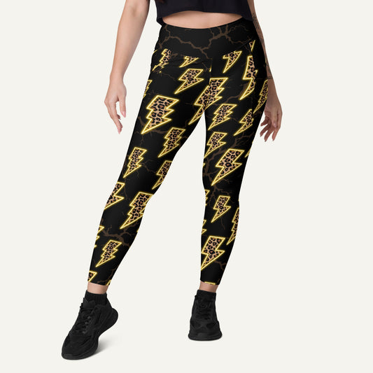 Electric Leopard Pocket Leggings