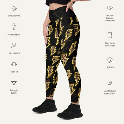 Electric Leopard Pocket Leggings