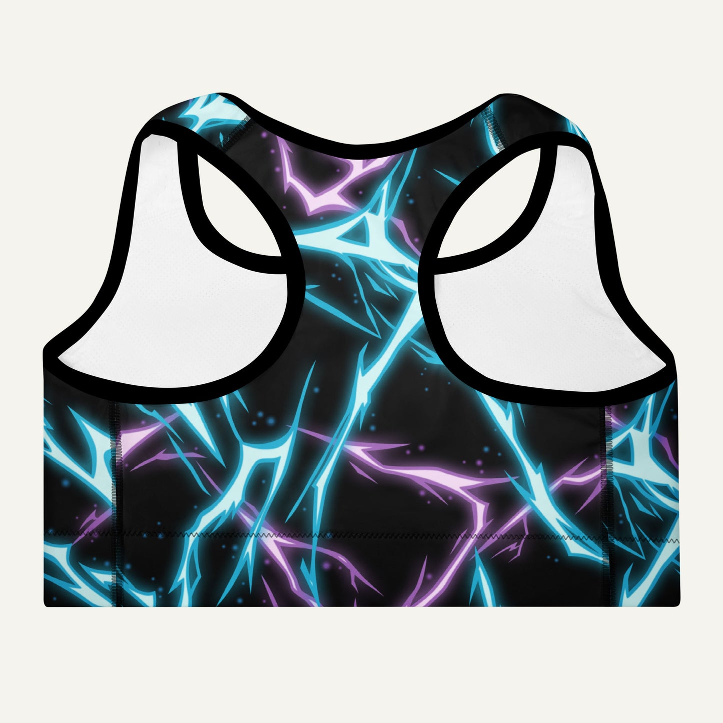 Electric Lightning Padded Sports Bra
