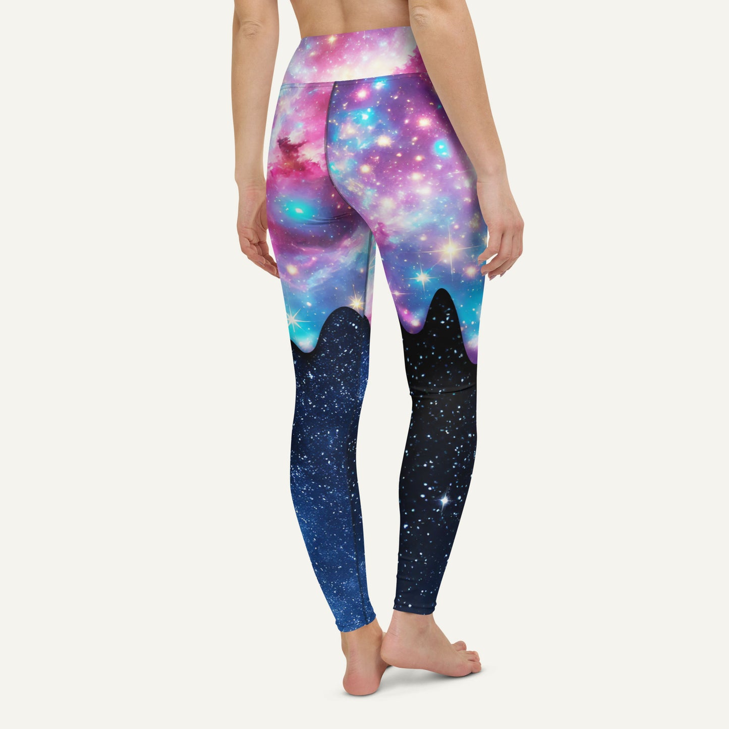 Galaxy Drip High-Waisted Leggings