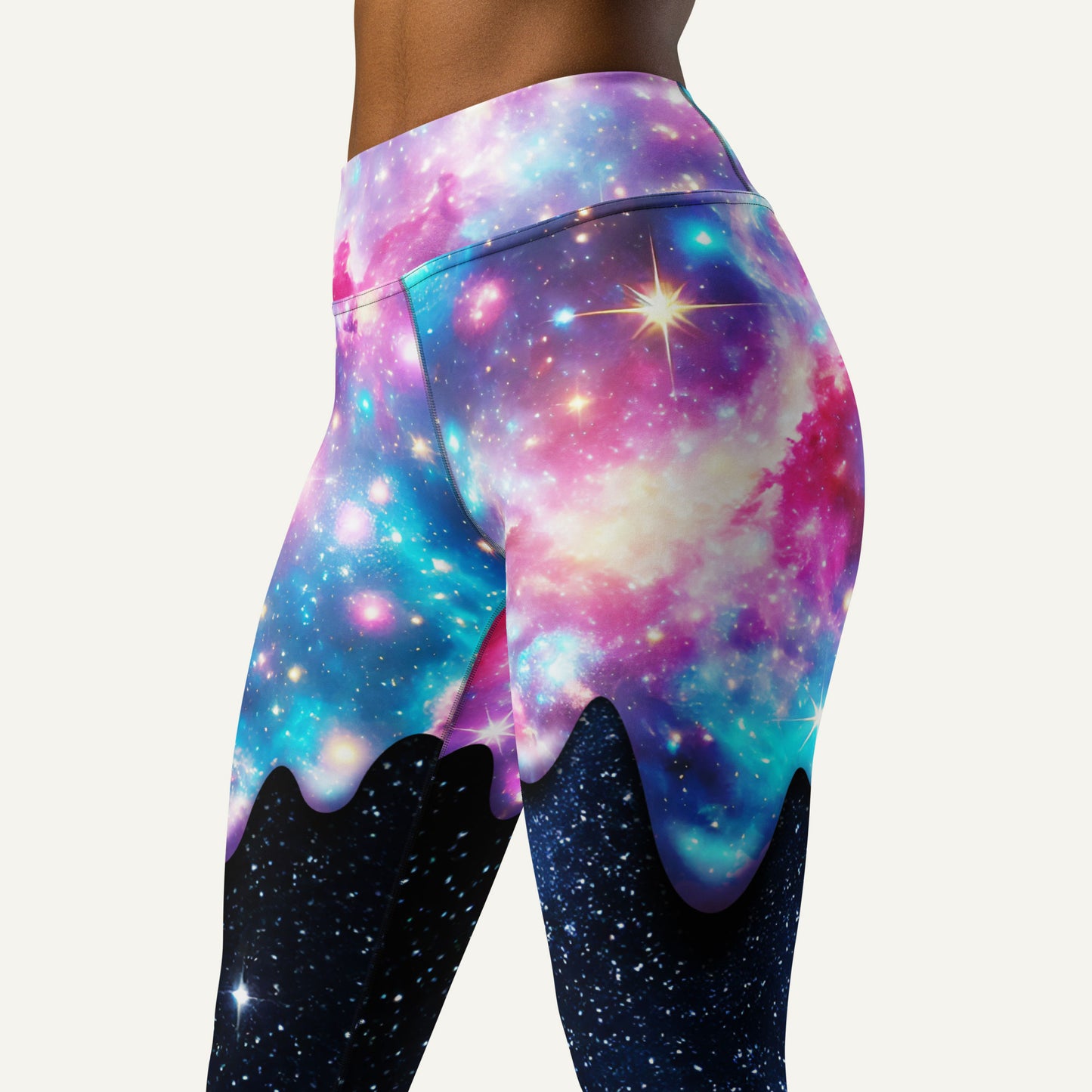 Galaxy Drip High-Waisted Leggings