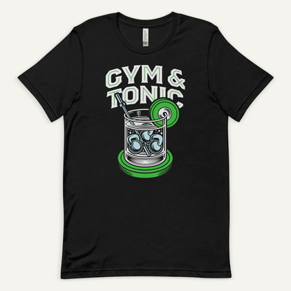 Gym And Tonic Cotton T-Shirt Unisex Men's Funny Workout Shirt