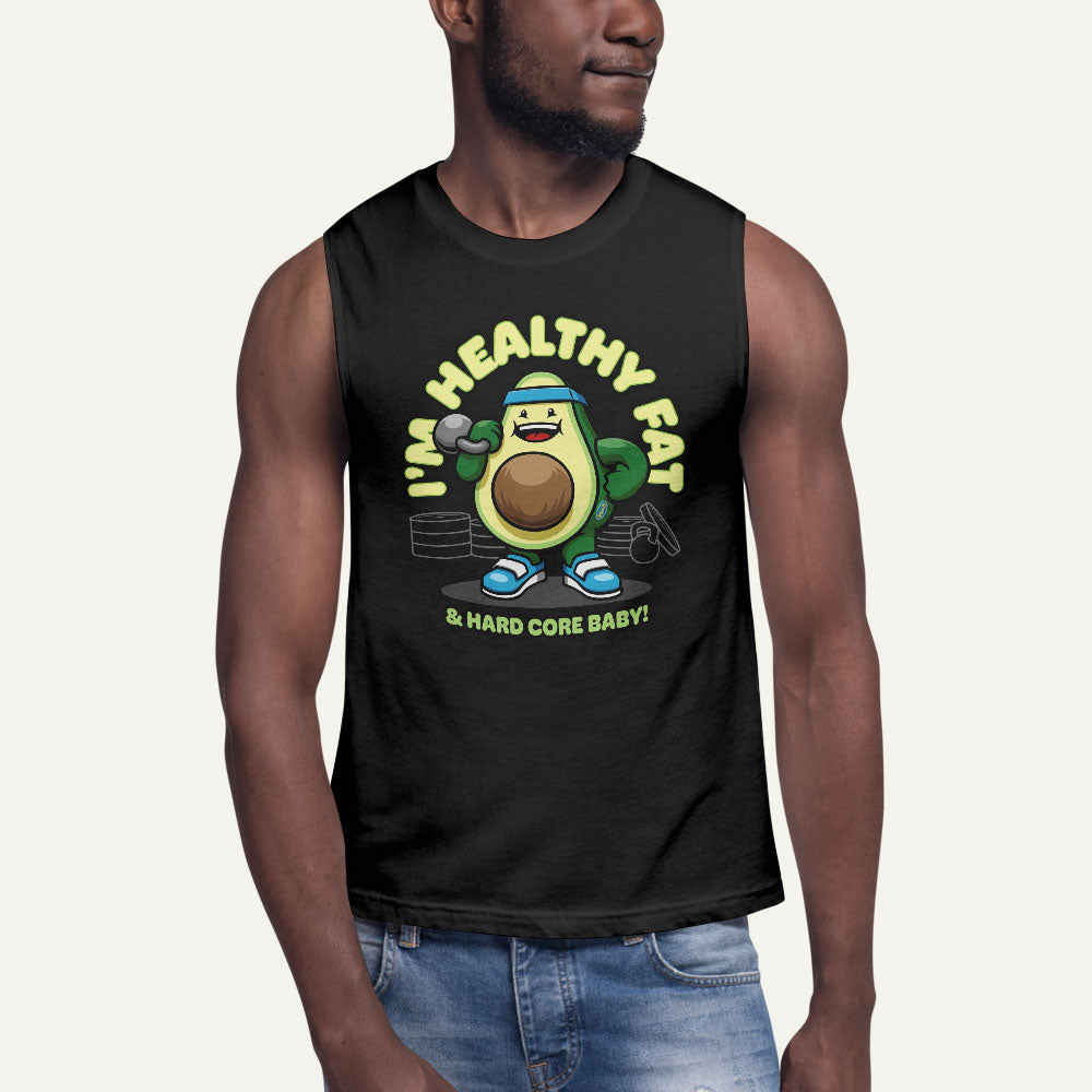 I’m Healthy Fat Avocado Muscle Tank - Ministry of Sweat