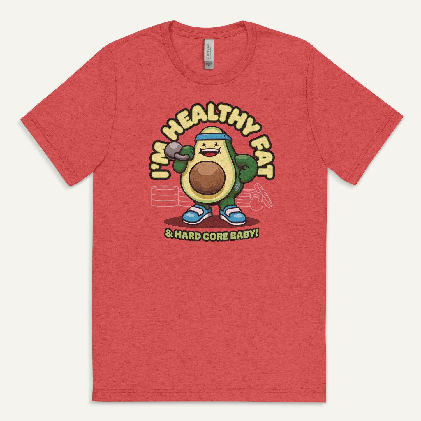 I’m Healthy Fat Avocado Triblend T-Shirt - Ministry of Sweat