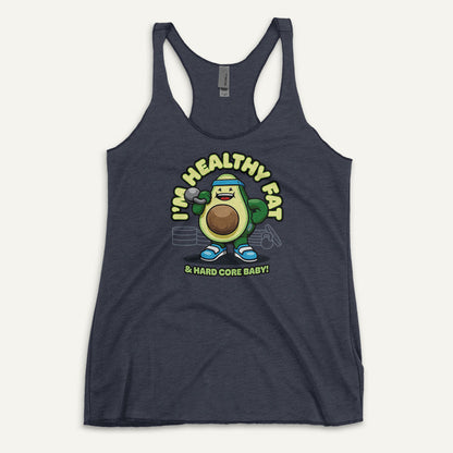 I’m Healthy Fat Avocado Racerback Tank Top - Ministry of Sweat