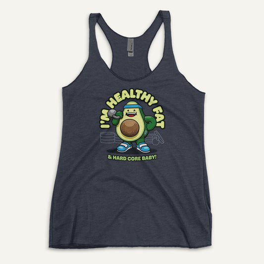 I’m Healthy Fat Avocado Racerback Tank Top - Ministry of Sweat