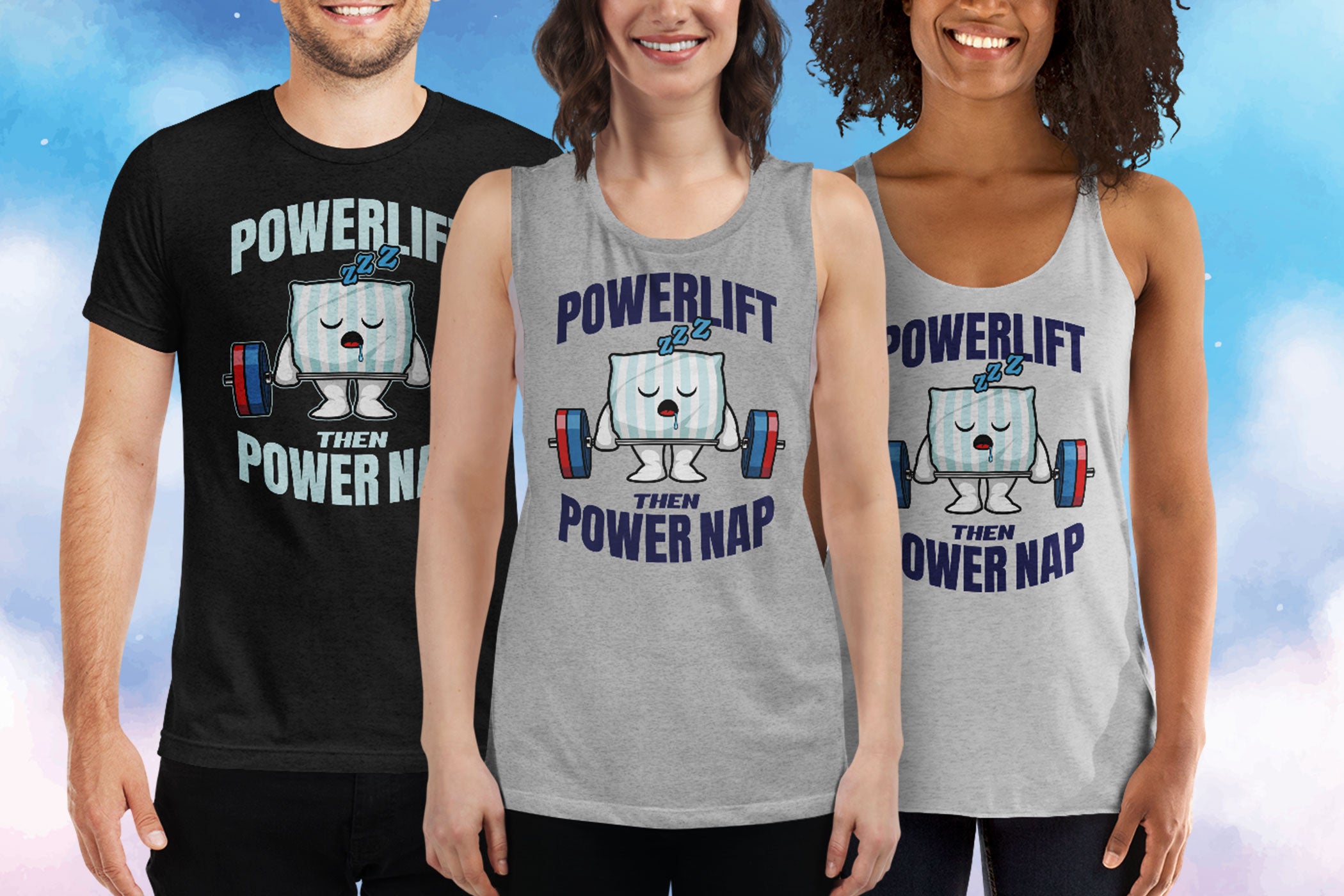 Funny Workout Tanks and Shirt for Women, Men and Youth, Fitness