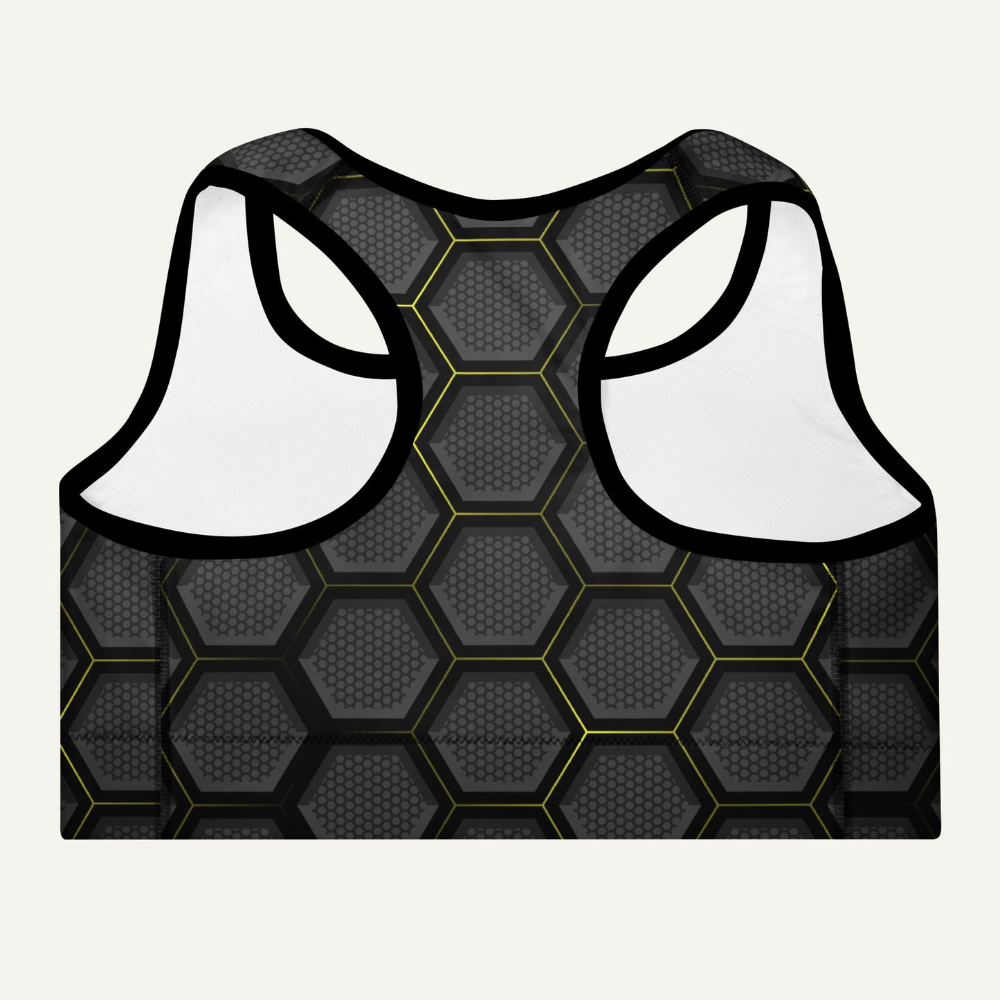 Honeycomb Hex Padded Sports Bra