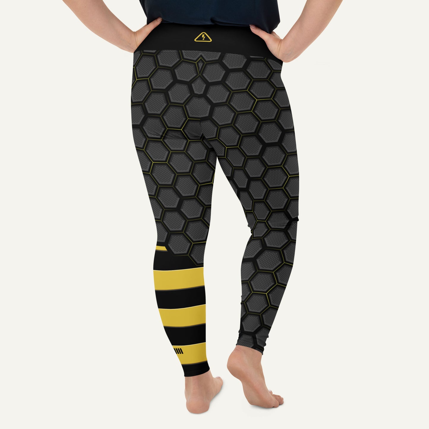 Honeycomb Hex Plus Size Leggings
