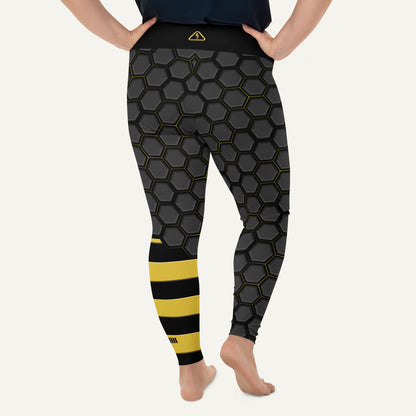 Honeycomb Hex Plus Size Leggings