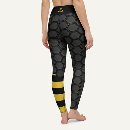 Honeycomb Hex High-Waisted Leggings
