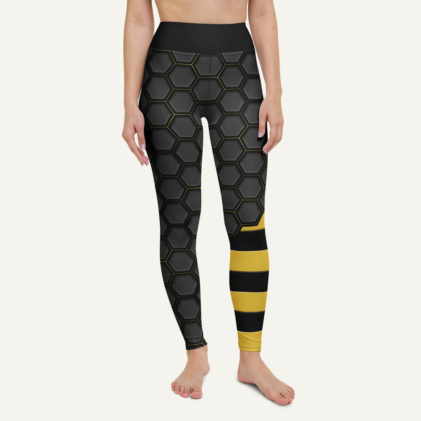 Honeycomb Hex High-Waisted Leggings