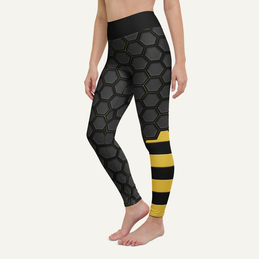 Honeycomb Hex High-Waisted Leggings