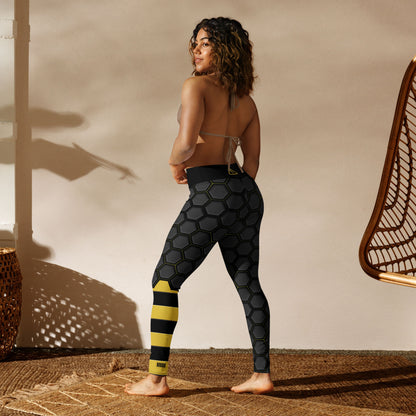 Honeycomb Hex High-Waisted Leggings