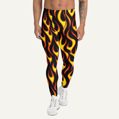 Hot Rod Flames Men’s Leggings