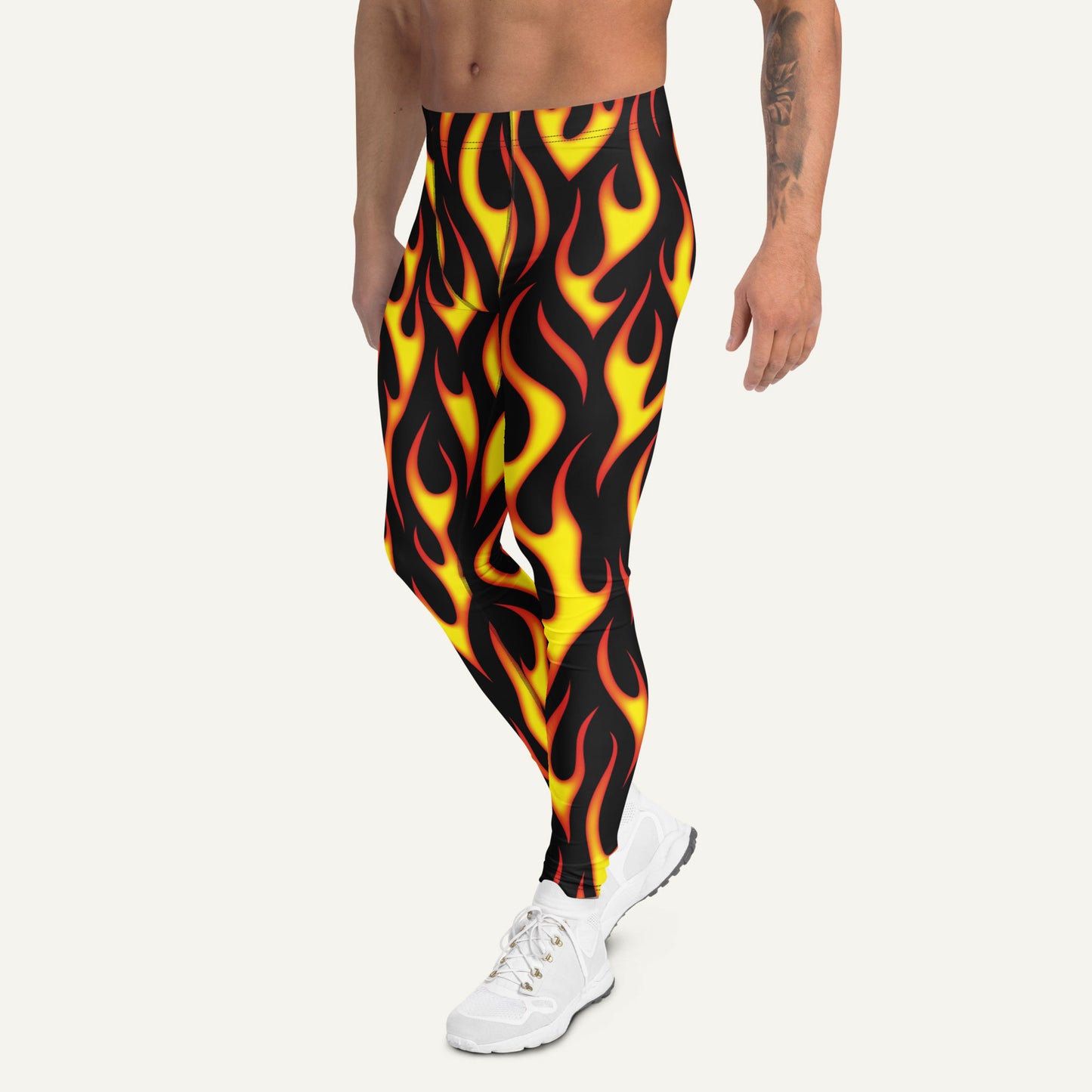 Hot Rod Flames Men’s Leggings