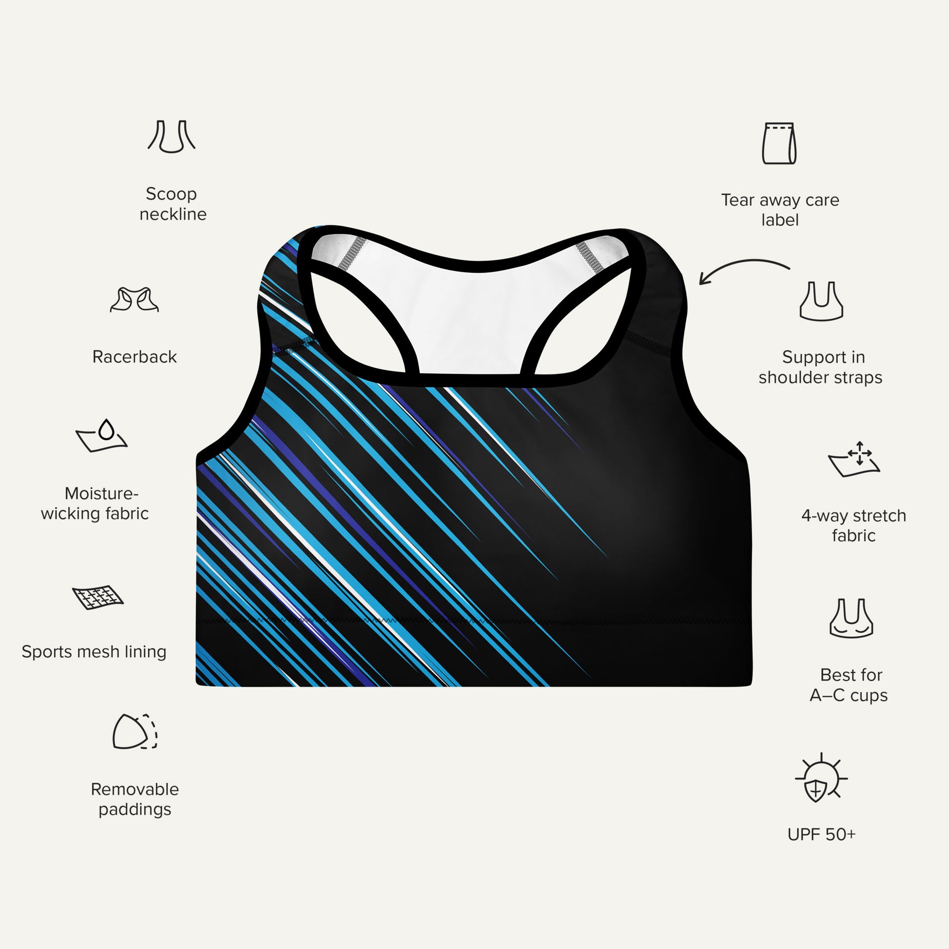 Ice Turbo Padded Sports Bra - Ministry of Sweat