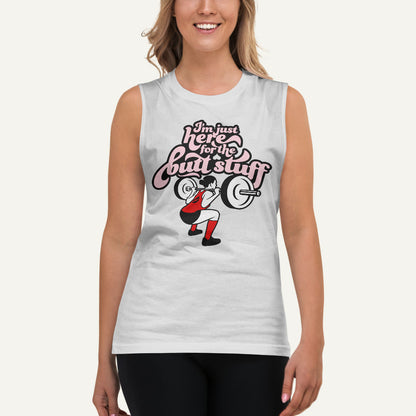 I'm Just Here For The Butt Stuff Men's Muscle Tank