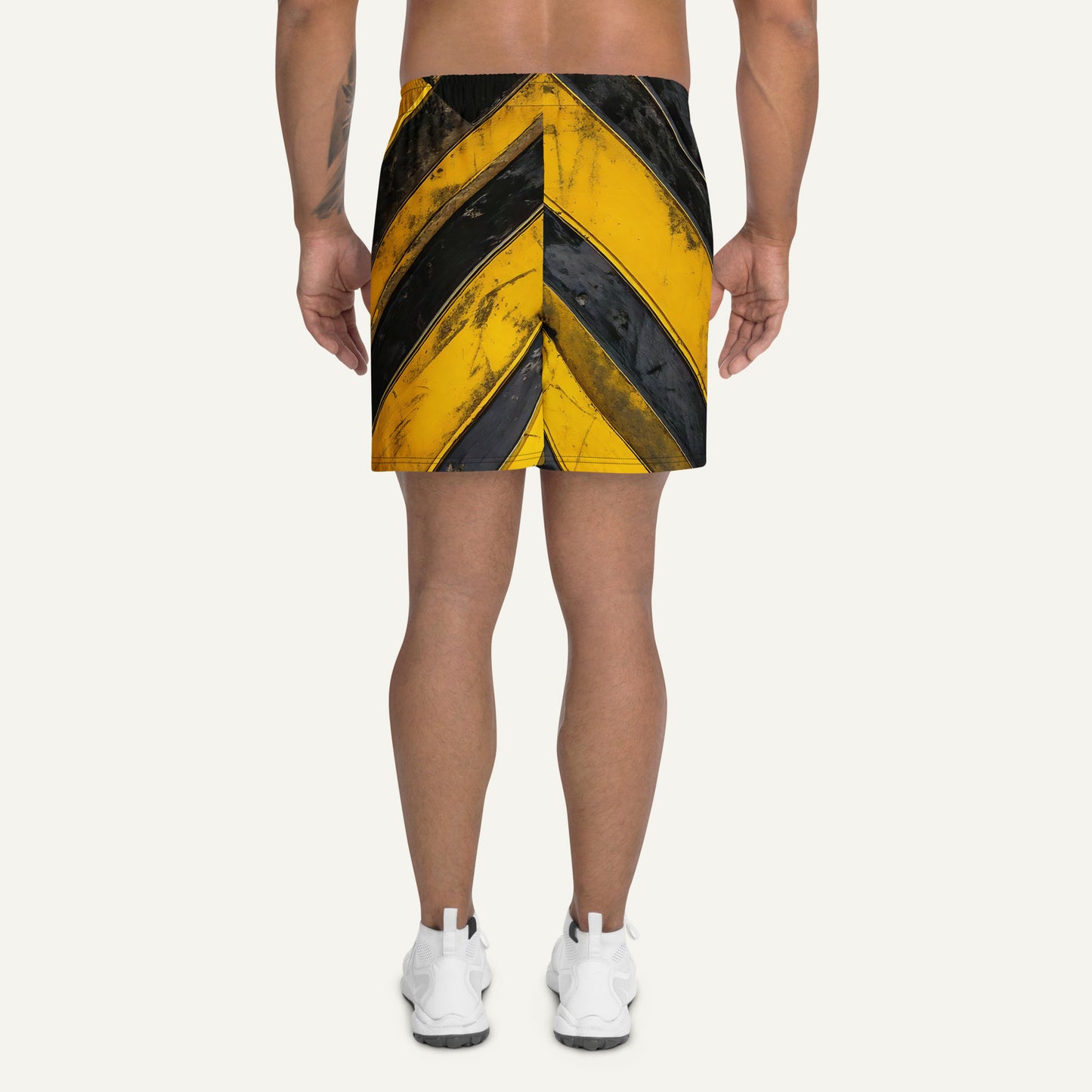 Industrial Warning Athletic Shorts