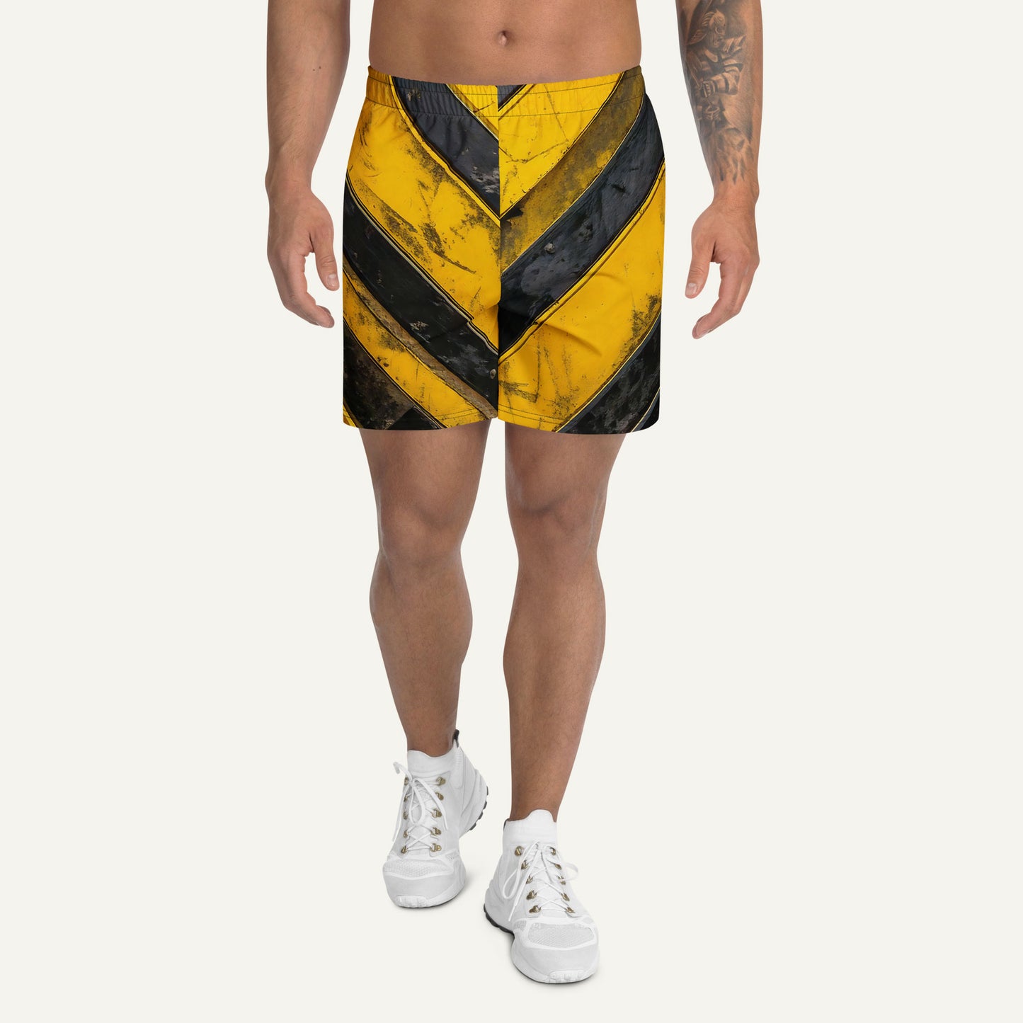 Industrial Warning Athletic Shorts