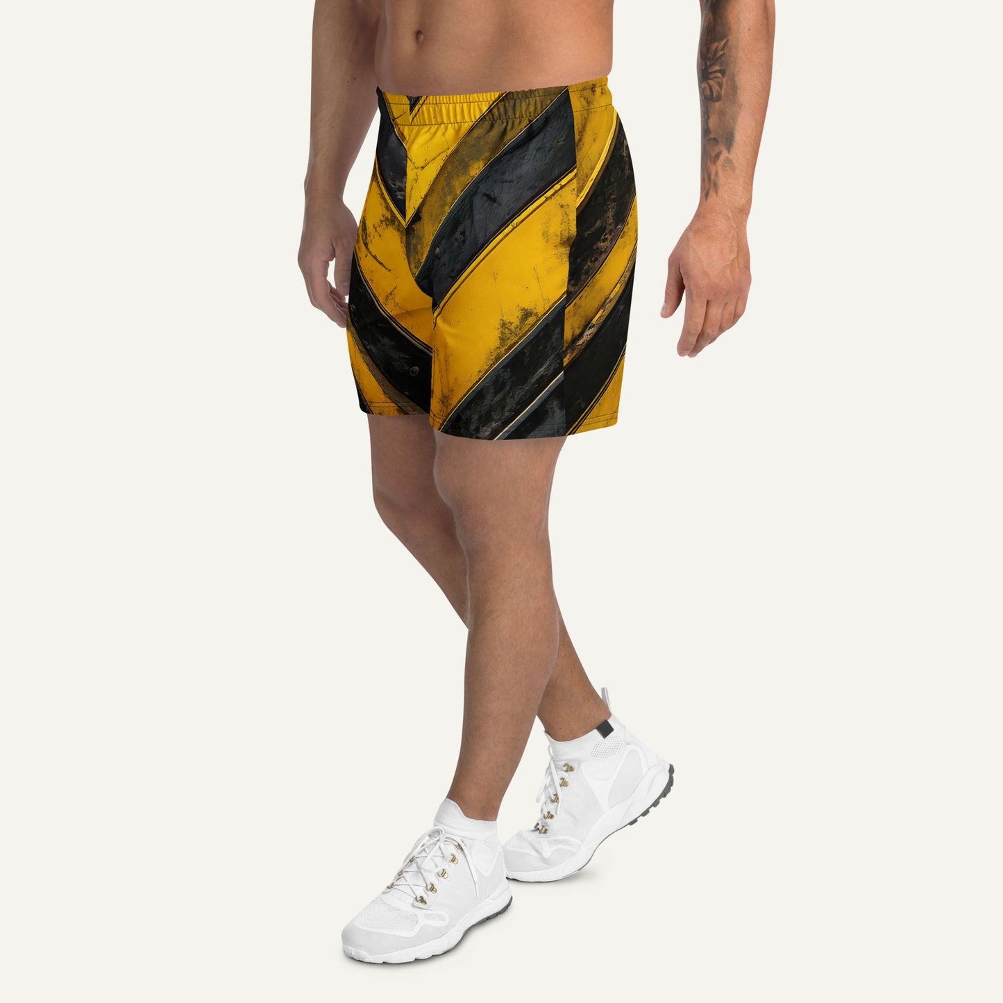 Industrial Warning Athletic Shorts