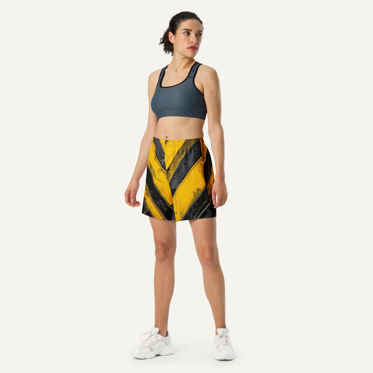Industrial Warning Athletic Shorts