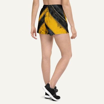 Industrial Warning Women's Athletic Shorts