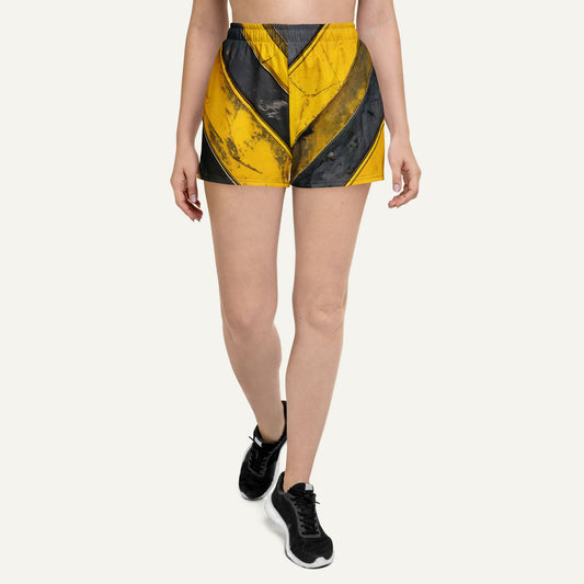 Industrial Warning Women's Athletic Shorts