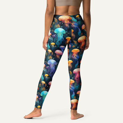 Jellyfish Attack High-Waisted Leggings