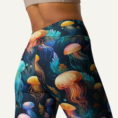 Jellyfish Attack High-Waisted Leggings