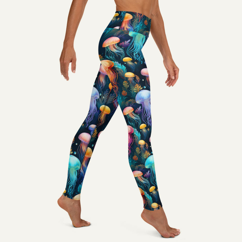 Jellyfish Attack High-Waisted Leggings