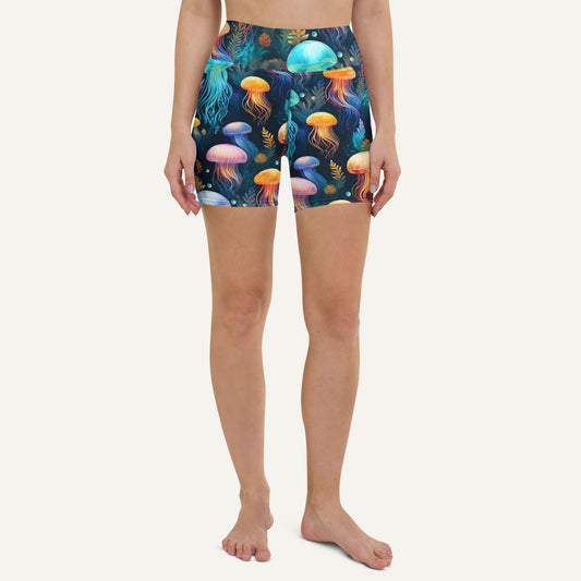 Jellyfish Attack High-Waisted Shorts