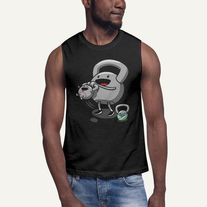 Kettlebell Family Fun Muscle Tank - Ministry of Sweat