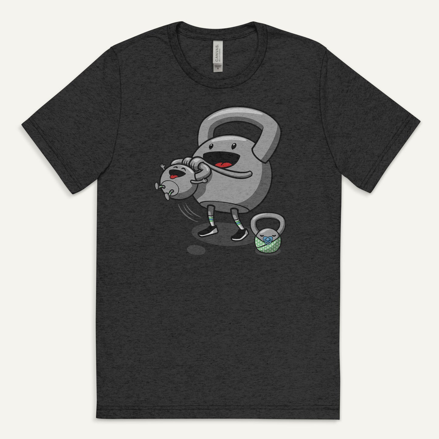 Kettlebell Family Fun Triblend T-Shirt - Ministry of Sweat