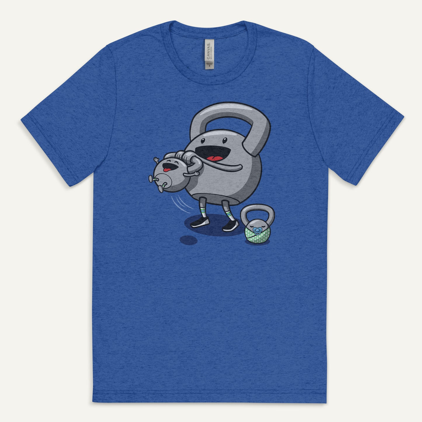 Kettlebell Family Fun Triblend T-Shirt - Ministry of Sweat