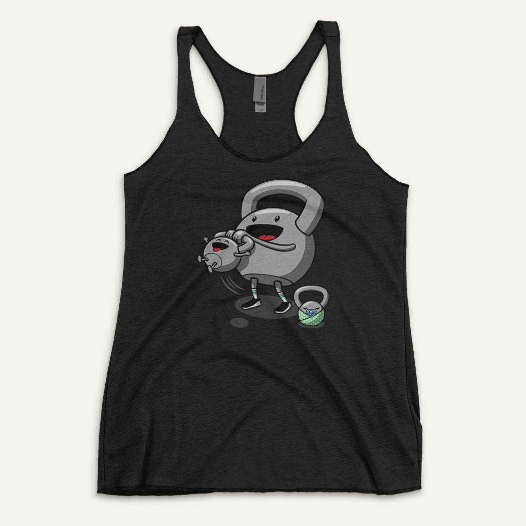 Kettlebell Family Fun Racerback Tank Top - Ministry of Sweat