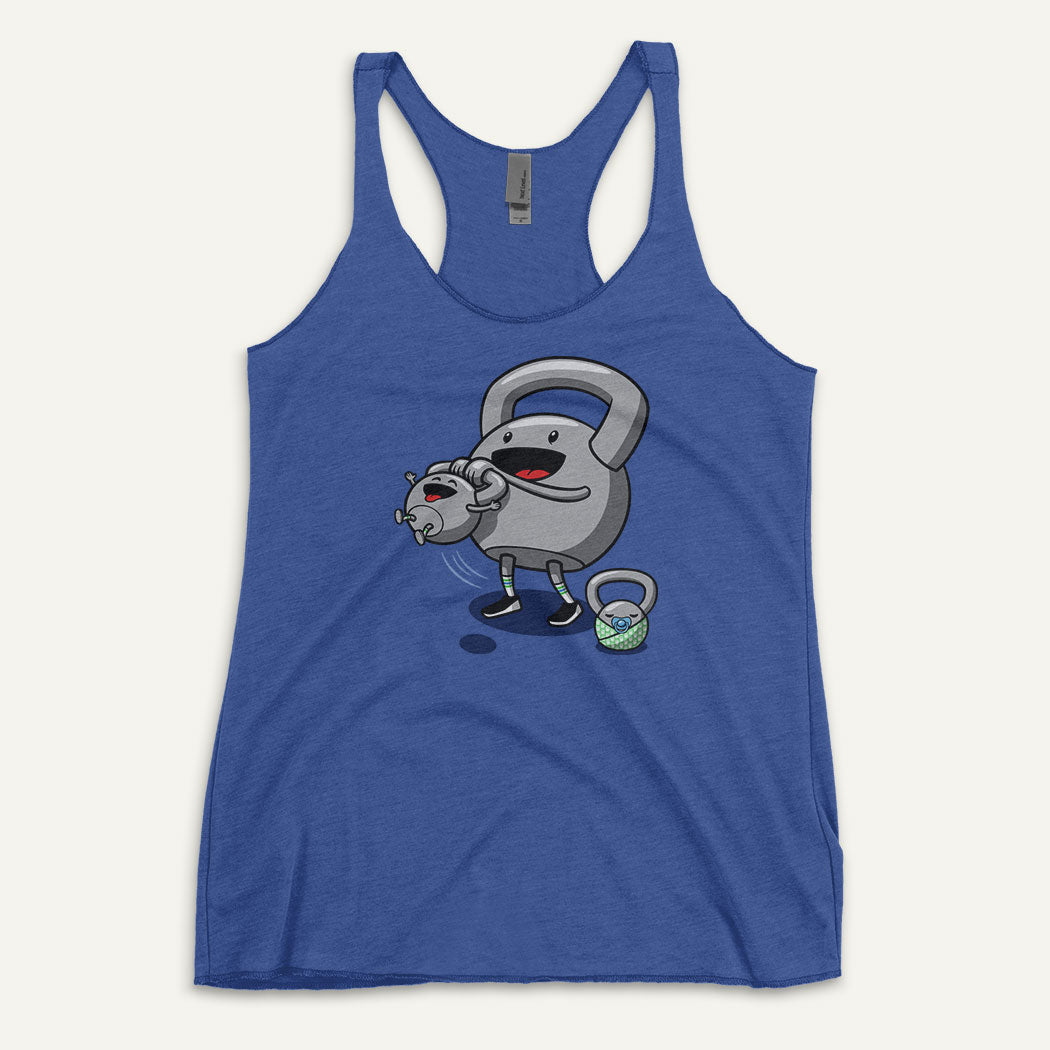Kettlebell Family Fun Racerback Tank Top - Ministry of Sweat