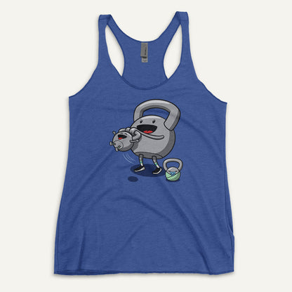 Kettlebell Family Fun Racerback Tank Top - Ministry of Sweat