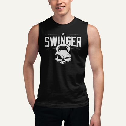 Kettlebell Swinger Men’s Muscle Tank