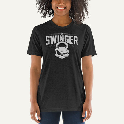 Kettlebell Swinger Men's Triblend T-Shirt