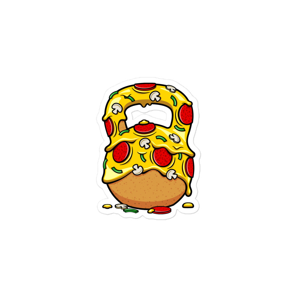 Pizza Kettlebell Design Sticker