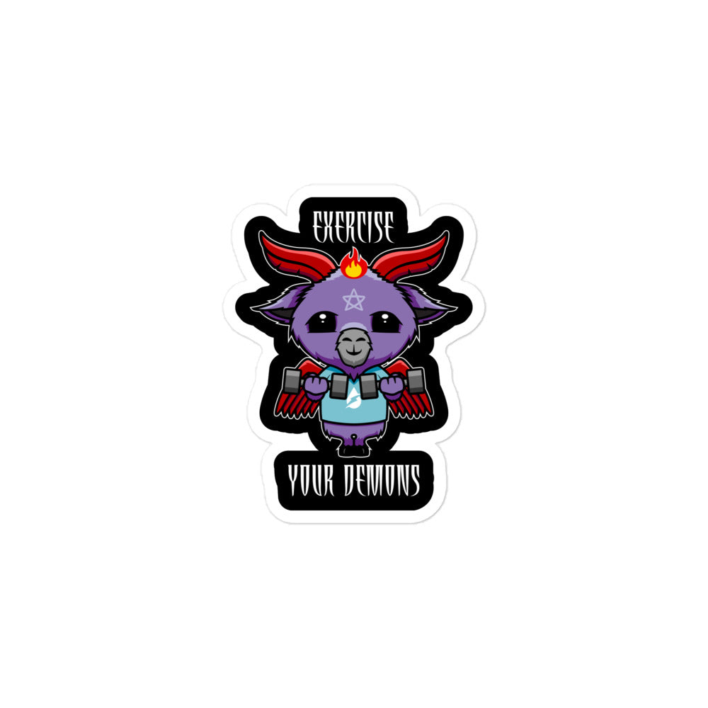 Exercise Your Demons Sticker