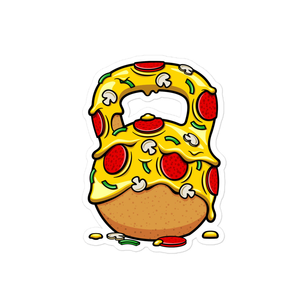 Pizza Kettlebell Design Sticker