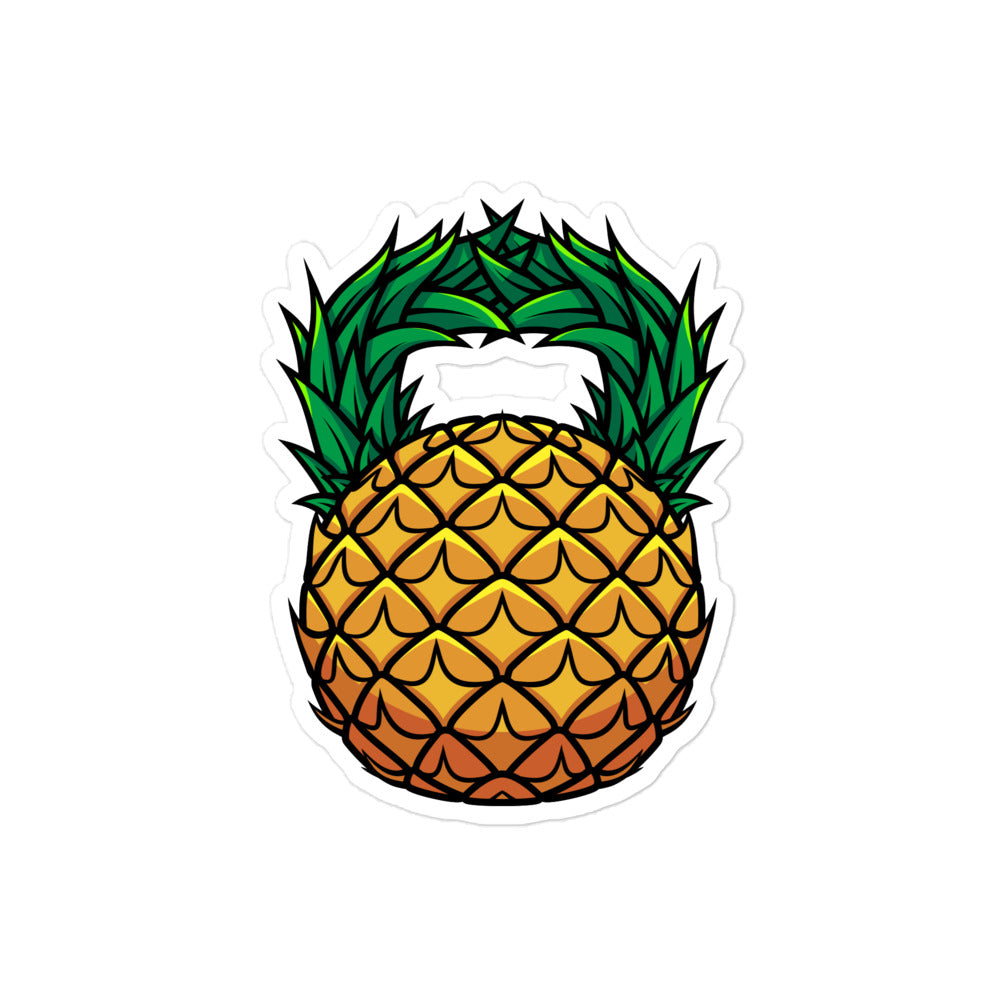 Pineapple Kettlebell Design Sticker