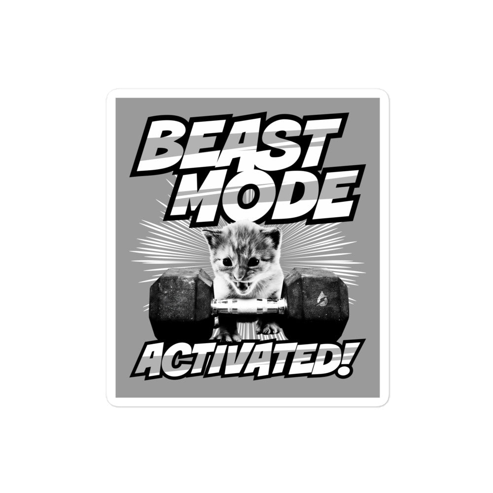 Beast Mode Activated Sticker