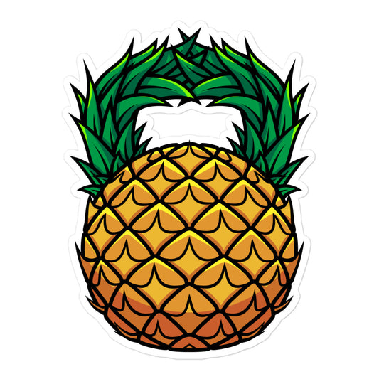 Pineapple Kettlebell Design Sticker